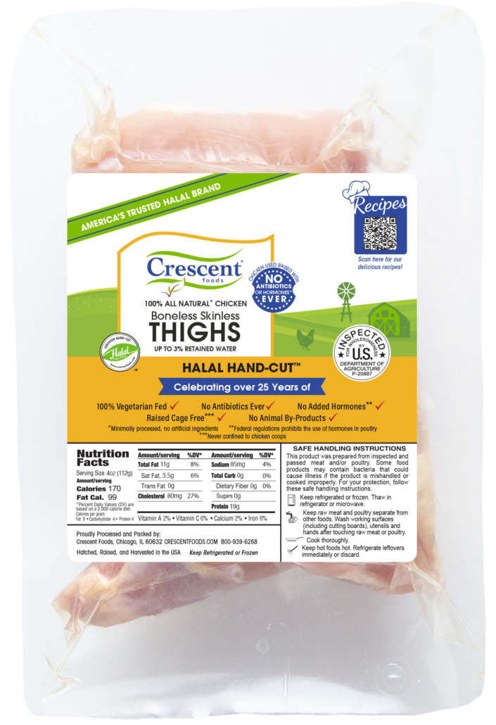 Crescent Foods Boneless Skinless Thighs