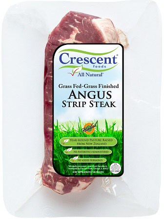 Crescent Foods Angus Beef Strip Steak Halal Grass Fed