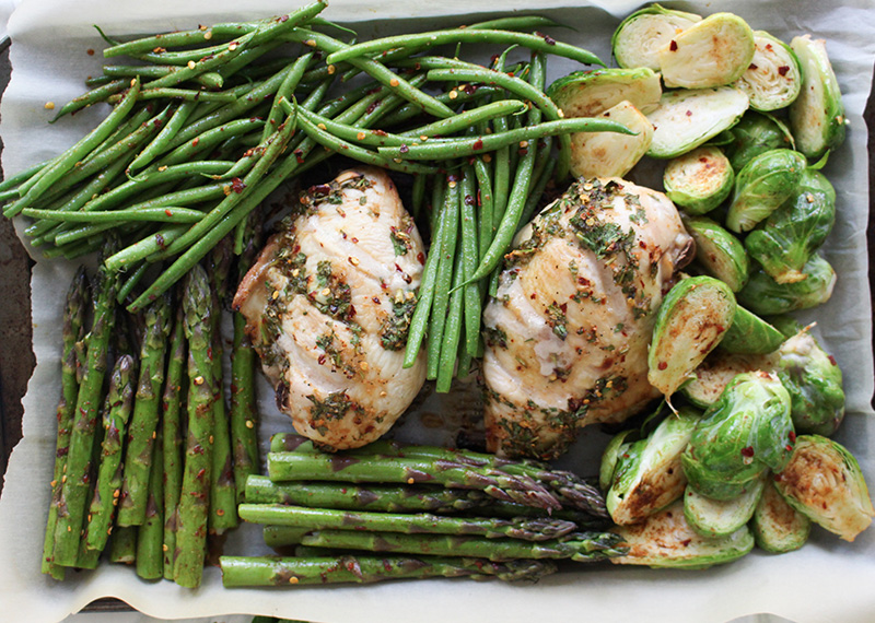 Open-pan-Chicken-and-Greens--Recipe