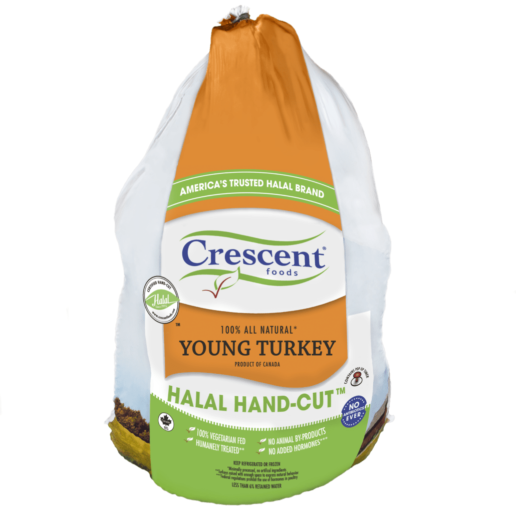 Crescent Foods All Natural Halal Turkey in Packaging
